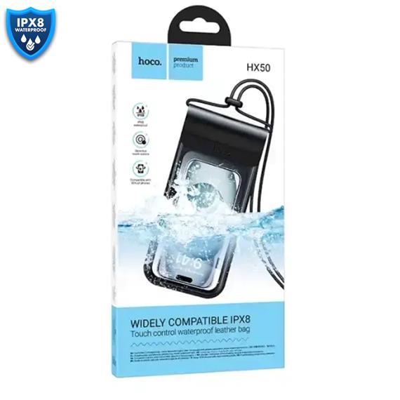 Hoco HX50 Funda Resistente al Agua IPX8 para Móviles Vertical