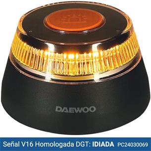 Baliza V16 Daewoo DW5001 Conectada Homologada por la DGT 2026