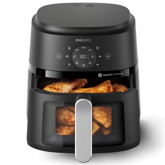 Philips NA221/00 Freidora de Aire Sin Aceite 4.2 Litros 1.500W Plata
