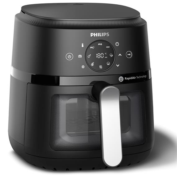 Philips NA221/00 Freidora de Aire Sin Aceite 4.2 Litros 1.500W Plata