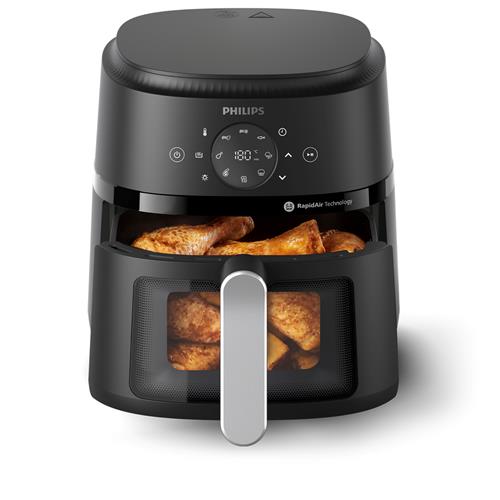 Philips NA221/00 Freidora de Aire Sin Aceite 4.2 Litros 1.500W Plata