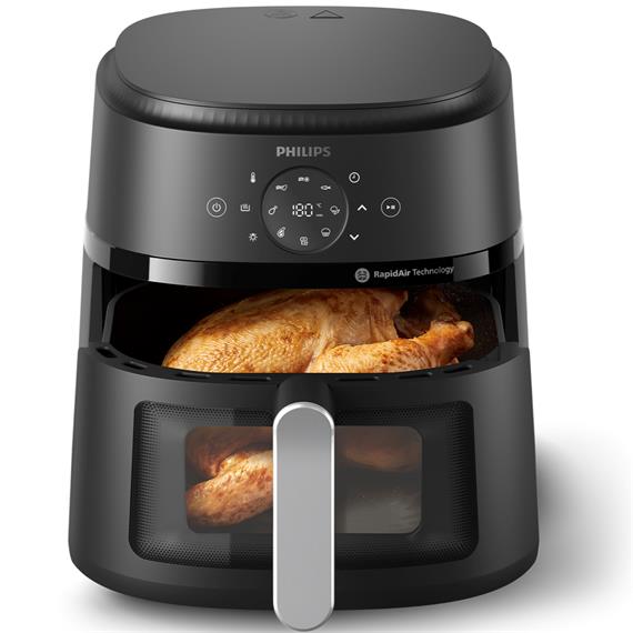 Philips NA231/00 Freidora de Aire Sin Aceite 6.2 Litros 1.700W Negro