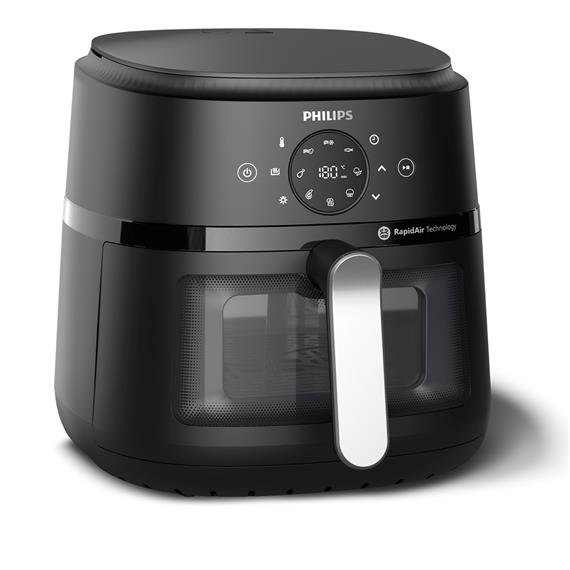 Philips NA231/00 Freidora de Aire Sin Aceite 6.2 Litros 1.700W Negro