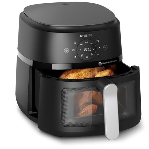 Philips NA231/00 Freidora de Aire Sin Aceite 6.2 Litros 1.700W Negro