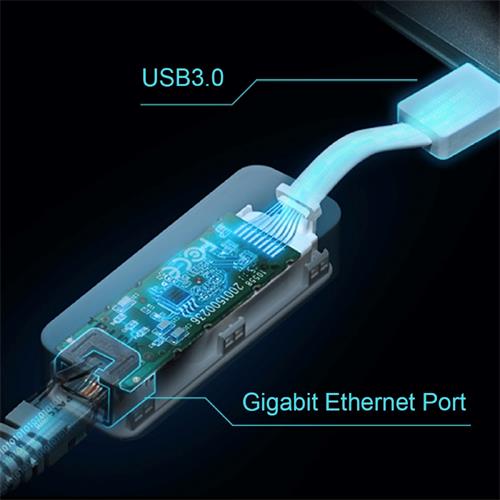 Tp-Link Adaptador de red USB 3.0 a Gigabit Ethernet 2 (UE300)
