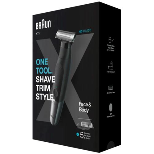 Braun XT5100 Afeitadora Perfila y Recorta 5 Accesorios+ Bolsa viaje