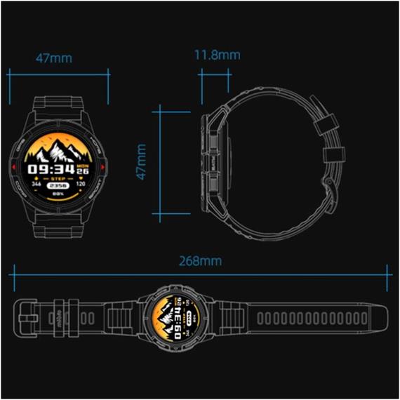 Mibro GS Active Smartwatch con GPS, Pantalla Amoled y 15 Deportes