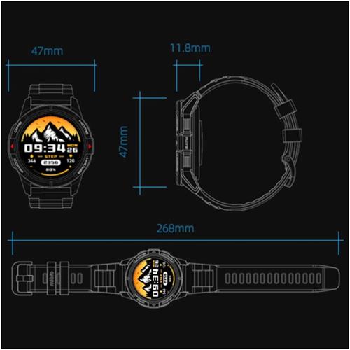 Mibro GS Active Smartwatch con GPS, Pantalla Amoled y 15 Deportes