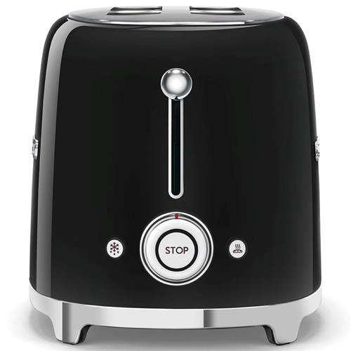 Smeg TSF01BLEU Tostadora Retro 2 Ranuras Negro
