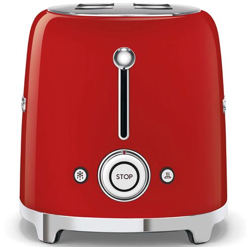 Smeg TSF01RDEU Tostadora Retro 2 Ranuras Roja