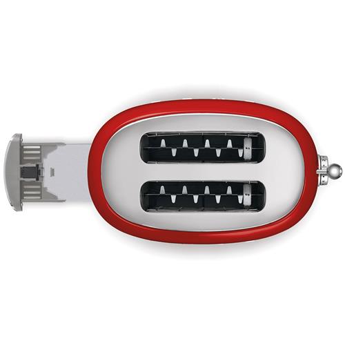 Smeg TSF01RDEU Tostadora Retro 2 Ranuras Roja