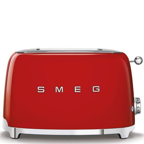 Smeg TSF01RDEU Tostadora Retro 2 Ranuras Roja