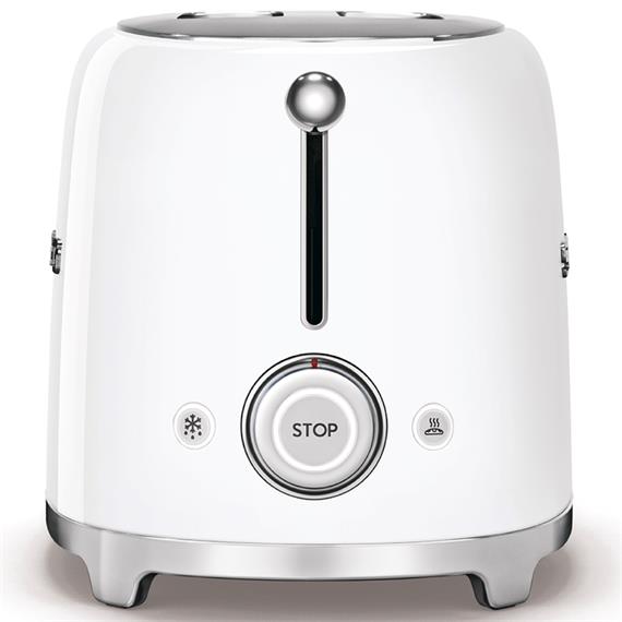 Smeg TSF01WHEU Tostadora Retro 2 Ranuras Blanco