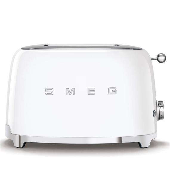 Smeg TSF01WHEU Tostadora Retro 2 Ranuras Blanco