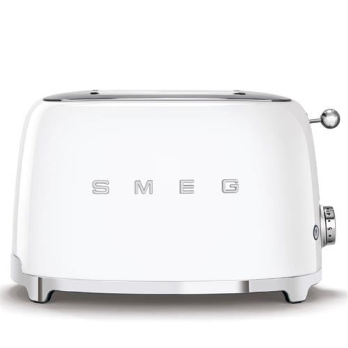 Smeg TSF01WHEU Tostadora Retro 2 Ranuras Blanco