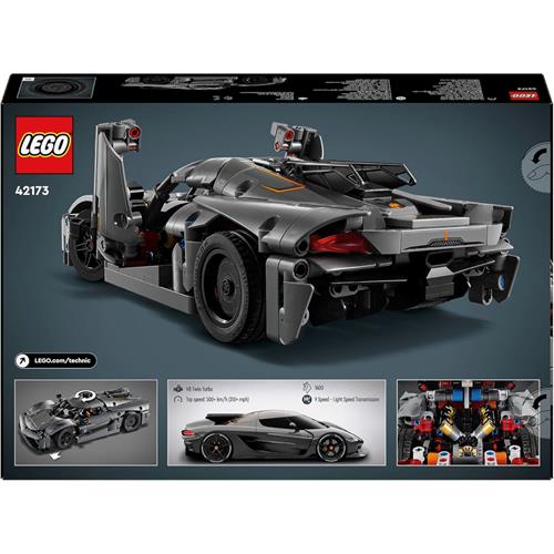 LEGO 42173 Koenigsegg Jesko Absolut Gray Hypercar
