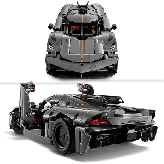 LEGO 42173 Koenigsegg Jesko Absolut Gray Hypercar
