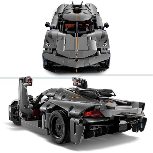 LEGO 42173 Koenigsegg Jesko Absolut Gray Hypercar