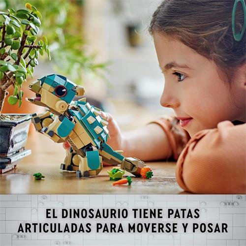 LEGO 76962 Bumpy Bebé: Ankylosaurus
