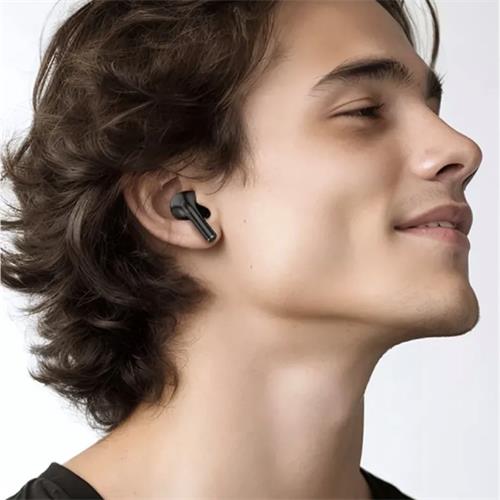 Hoco EW47 Plus True Auricular Inalámbrico Diseño Carbono Negro