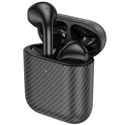 Hoco EW41 Plus True Auricular Inalámbrico Diseño Carbono Negro