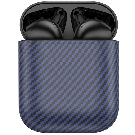 Hoco EW41 Plus True Auricular Inalámbrico Diseño Carbono Azul