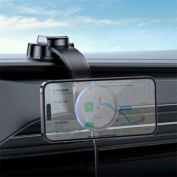 Hoco HW25 Soporte y Cargador Inalámbrico Magsafe 15W para Coche