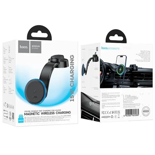 Hoco HW25 Soporte y Cargador Inalámbrico Magsafe 15W para Coche