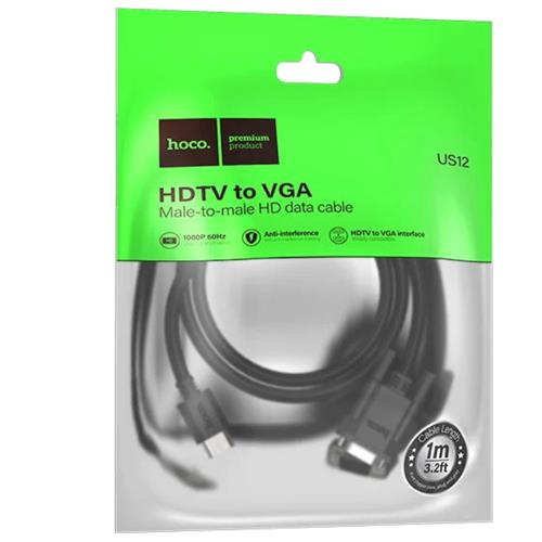 Hoco US12 Cable HDMI a VGA 1080p 60H 1 Metro
