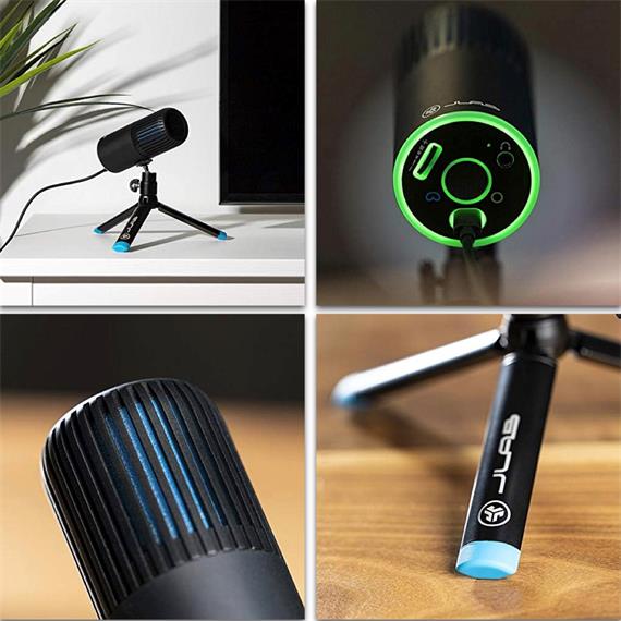 JLAB Talk  Micrófono Condensador USB Negro