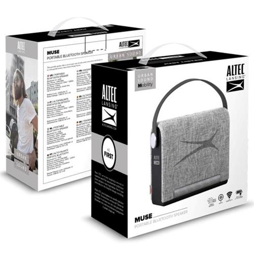 Altec Lansing Muse Altavoz Bluetooth con 20w y Sonido 360º