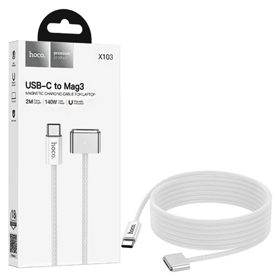 Hoco X103 Cable USB-C a Magsafe 3 140W y 2 Metros