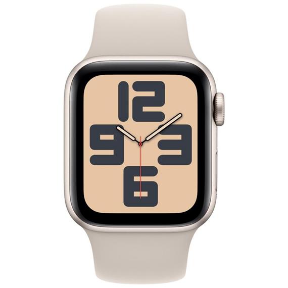 Apple Watch SE2 (2023) GPS 40mm Starlight Aluminium Sport Band M/L Starlight (MR9V3QH/A)