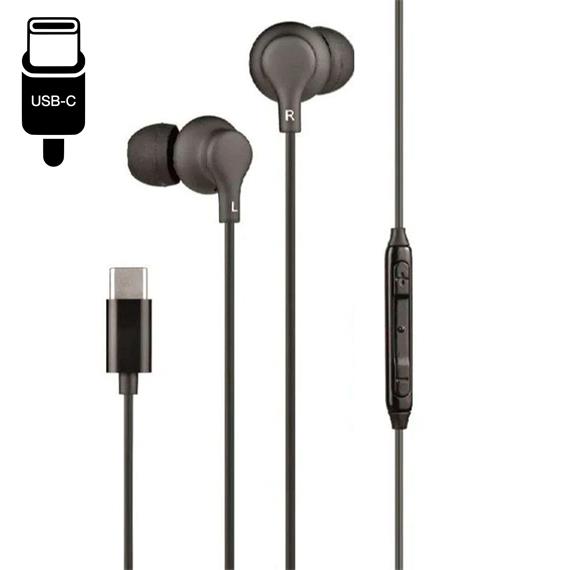 Daewoo DW2015 Auricular USB-C con Micrófono Negro