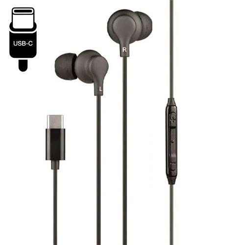Daewoo DW2015 Auricular USB-C con Micrófono Negro