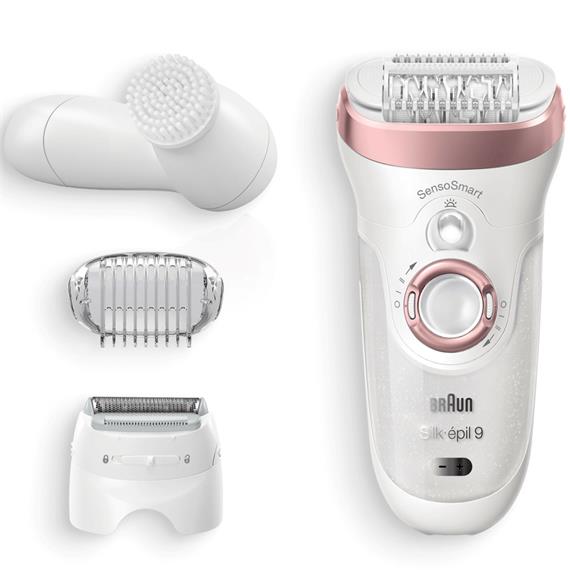 Braun SE9/880 Silk-épil 9 SensoSmart Wet & Dry con Cepillo de limpieza