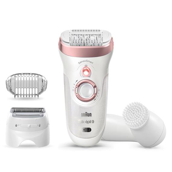 Braun SE9/880 Silk-épil 9 SensoSmart Wet & Dry con Cepillo de limpieza