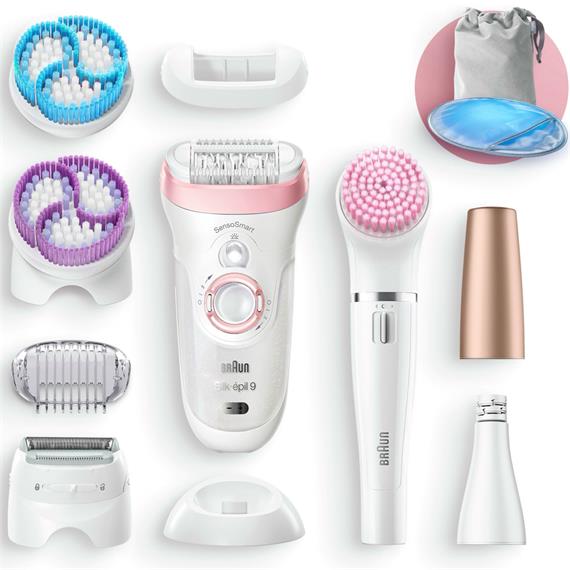 Braun SES 9/985 Silk-épil 9 Wet & Dry Beauty Set