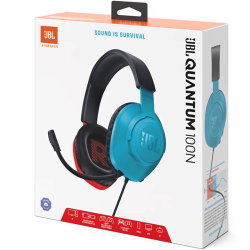 Jbl Quantum 100N Auricular Gaming Compatible con Nintendo Switch Azul/Rojo