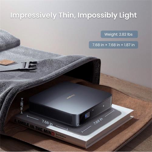 Dangbei Atom Proyector 1200 Lúmenes, Netflix Oficial, 1080p, WiFi y Bluetooth.