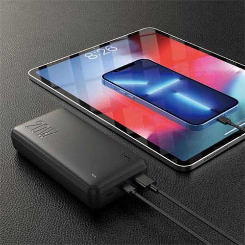 Powerbank Hoco J87A 20.000mAh con USB-C 20W y USB-A QC3.0 Negro