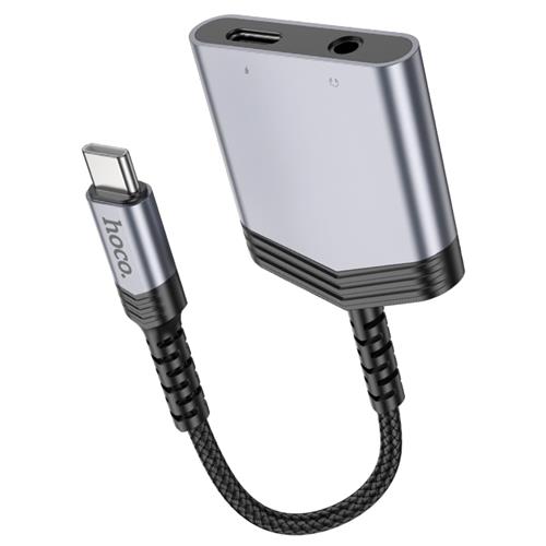 Hoco LS39 Adaptador USB-C a USB-C y Jack 3.5mm para Audio