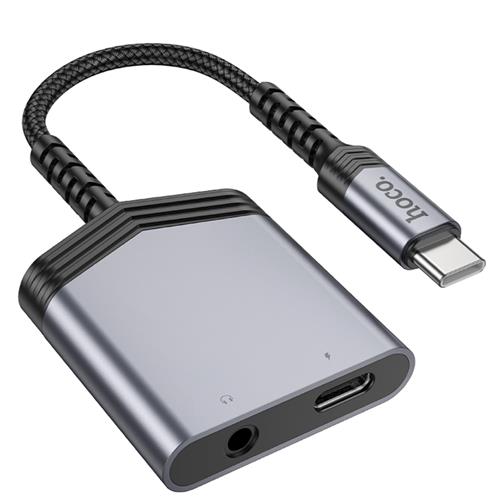 Hoco LS39 Adaptador USB-C a USB-C y Jack 3.5mm para Audio