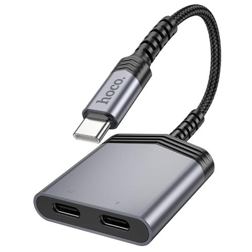Hoco LS40 Adaptador USB-C a USB-C Audio y USB-C Carga