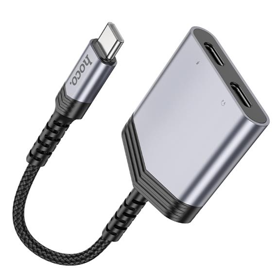 Hoco LS40 Adaptador USB-C a USB-C Audio y USB-C Carga
