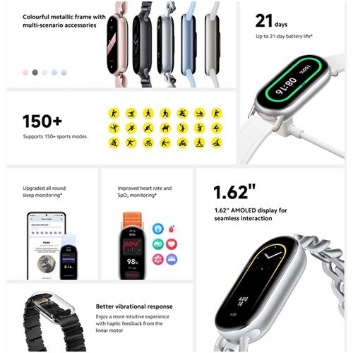 Xiaomi Smart Band 9 Titan Grey (BHR8642GL)