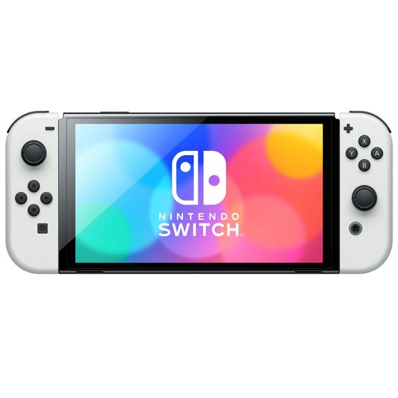 Nintendo Switch Oled Consola Blanca + Juego Nintendo  Mario Kart 8 Deluxe 12 M