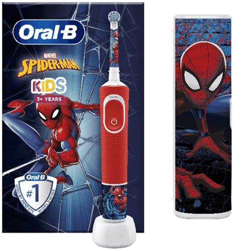 Braun Oral-B Cepillo Vitality Pro Kids Spiderman+ Funda Viaje (D100.413.2KX)