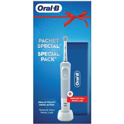 Braun Oral-B Cepillo Vitality 100 Cross Action + Funda Regalo (D100.413.1) LOT:3006D39225