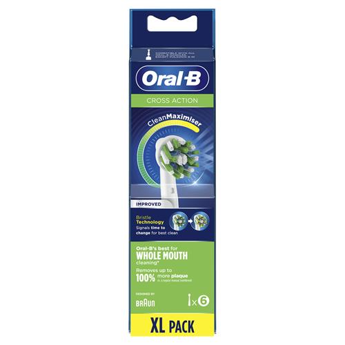 Braun Oral-B  EB50-6 Cross Action 6 Und Cabezales de Recambio